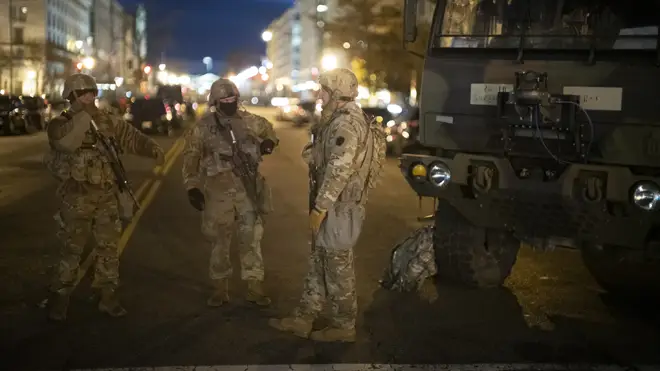 Thousands of troops are being deployed in Washington DC