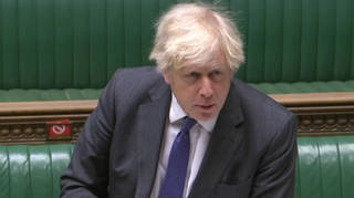 Boris Johnson was asked why borders were not closed sooner