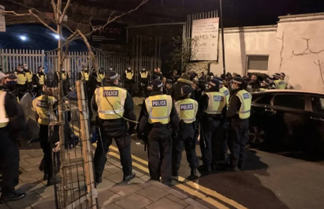 Police issued over £15,000 in fines breaking up the rave in east London