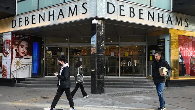 Debenhams boy out: The brand has been bought out by Boohoo