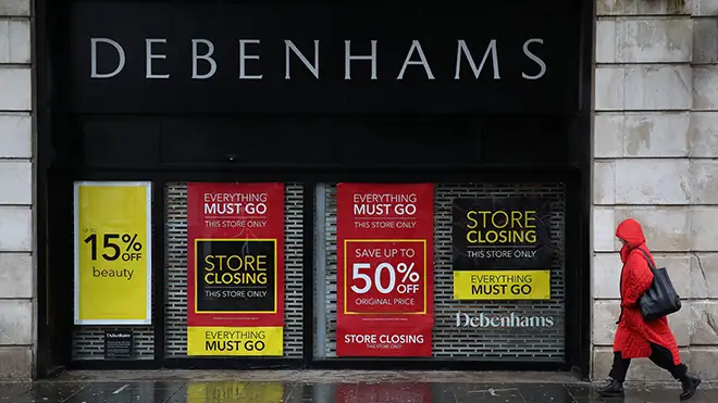 Debenhams closing down sale has been running since December 2020