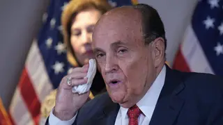 Dominion has brought the $1.3bn lawsuit against Rudy Giuliani over claims he spread falsehoods about the company