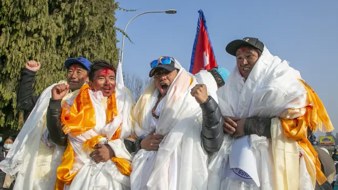 Nepal mountaineers