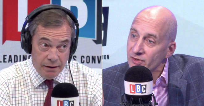 Nigel Farage and Andrew Adonis went head to head over the prospect of a second referendum