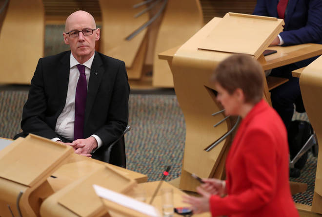 John Swinney said Scotland could go further than the rest of the UK in its quarantine hotel arrangements