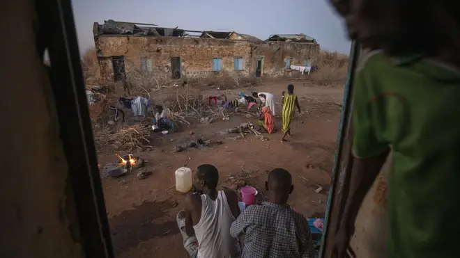 Tigrayan refugees at a camp in Qadarif, eastern Sudan