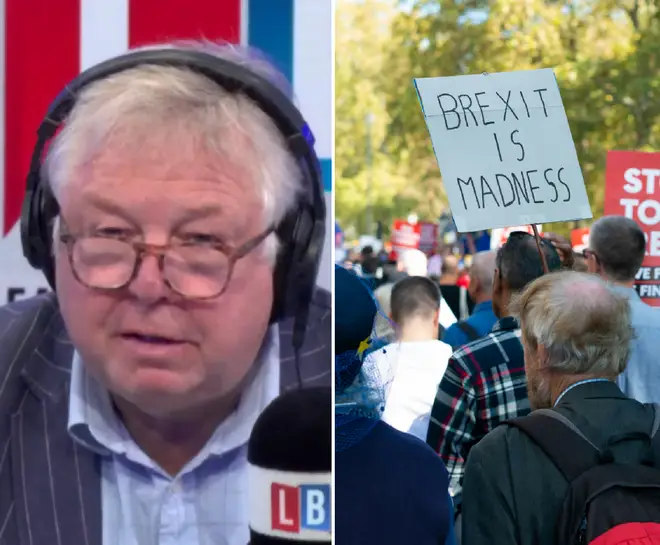 Nick Ferrari had a message for the People's Vote marcher