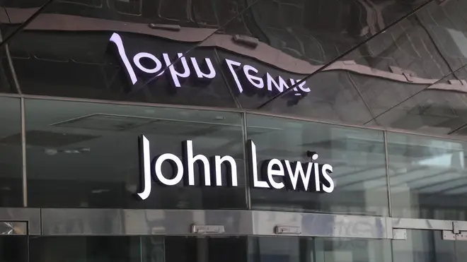A John Lewis department store sign