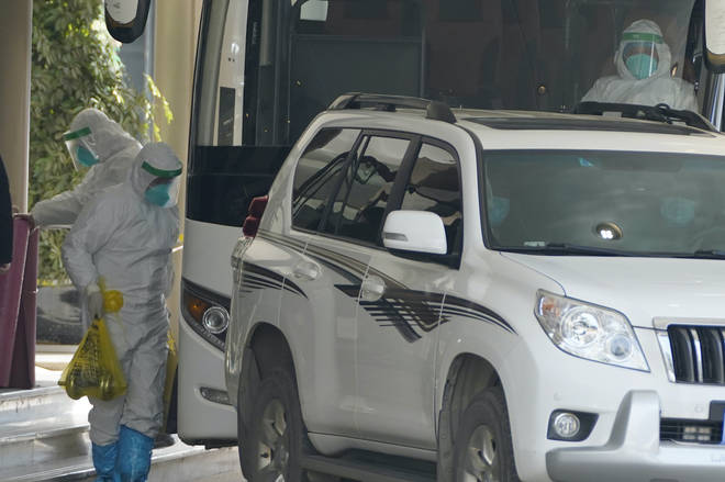 WHO investigators have been released from a quarantine hotel in Wuhan, China