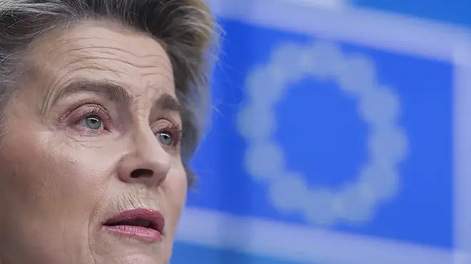 EU's President Ursula von der Leyen is demanding UK factories supply the agreed Covid jab dose as per the contract