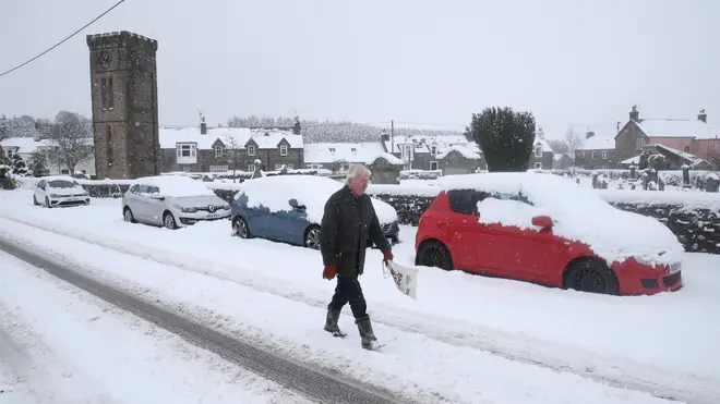 Much of Scotland is also bracing for days of icy and snowy conditions