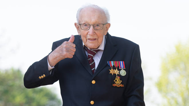 Captain Tom died yesterday at the age of 100