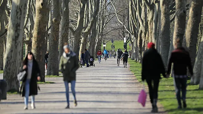 End of lockdown: Socialising outdoors could be one of the first restrictions lifted