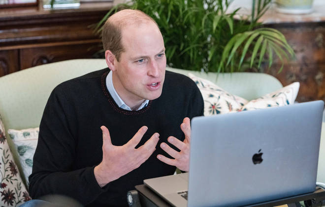 Prince William joined people at a Young Champions of the Earth event