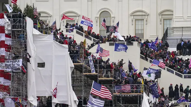 Rioters storm the US Capitol on January 6