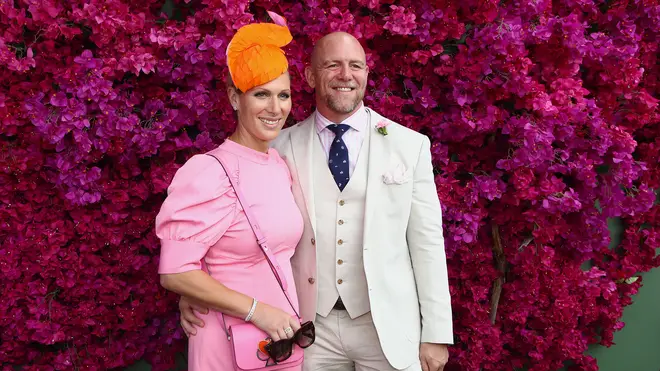 Mike Tindall with his wife, the Queen's granddaughter Zara Tindall