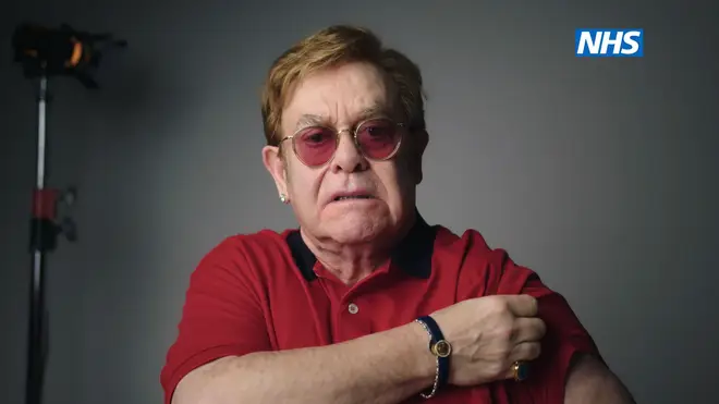 Elton John urged people to get vaccinated