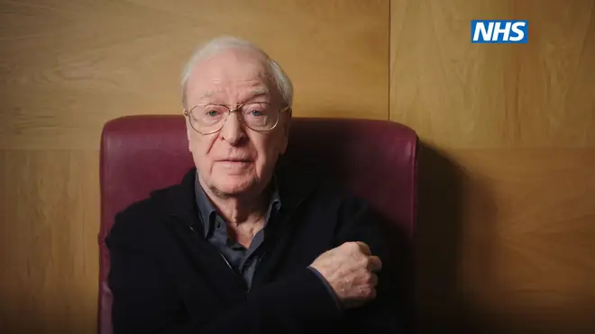 Michael Caine also appears in the video