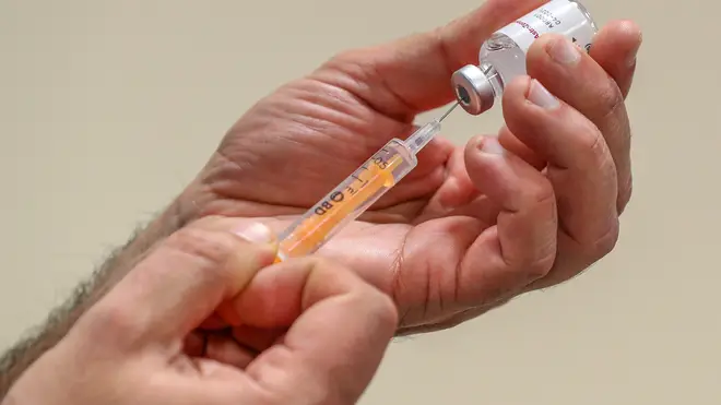 A man has denied charging an old woman for a Covid vaccine (file image)