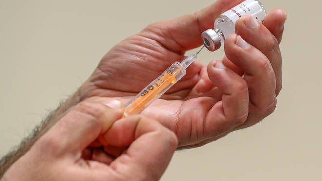 A man has denied charging an old woman for a Covid vaccine (file image)