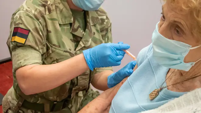 Ministers are urging all over-70s yet to be vaccinated to come forward and get a jab