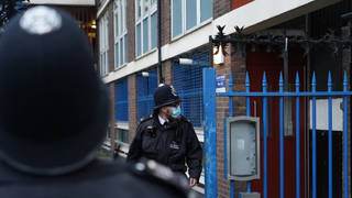 Police in London broke up an illegal gathering of up to 40 people in Wandsworth (file photo)
