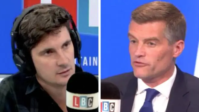 Mark Harper told LBC Brits shouldn't need vaccine passports to go about their lives