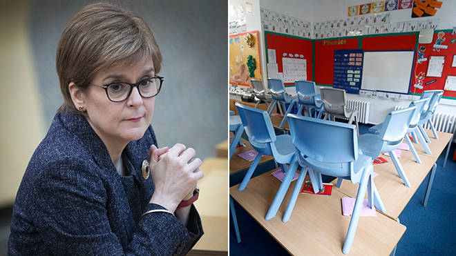 Nicola Sturgeon has confirmed Scottish schools will be reopening after February half term