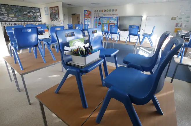 Classrooms have been largely empty since the return of Covid-19 restrictions in December