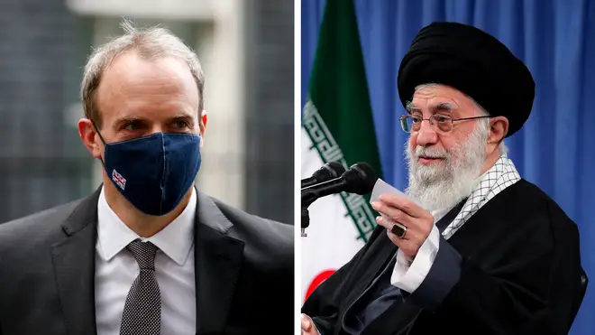 Dominic Raab has joined Western leaders to demand Iran comply with the 2015 nuclear deal