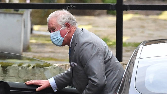 Prince Charles is understood to be the duke's first visitor since he was admitted on Tuesday