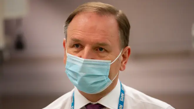NHS England chief executive Sir Simon Stevens said there were "early signs" that the vaccine rollout is contributing to the fall in coronavirus hospitalisations