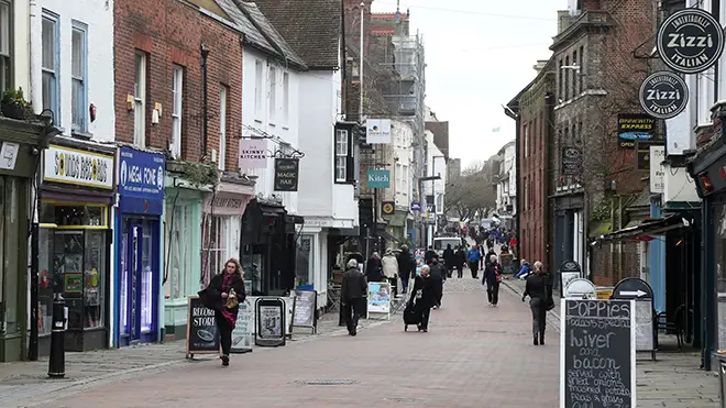 Essential shops including food suppliers and pharmacies have been allowed to stay open