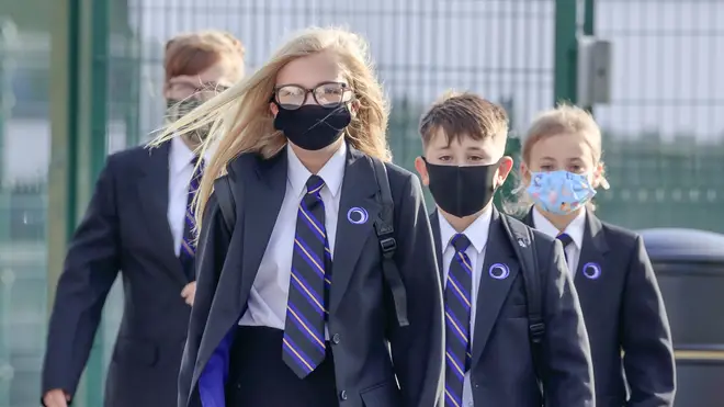 Secondary school children will be advised to wear masks unless social distancing can be maintained