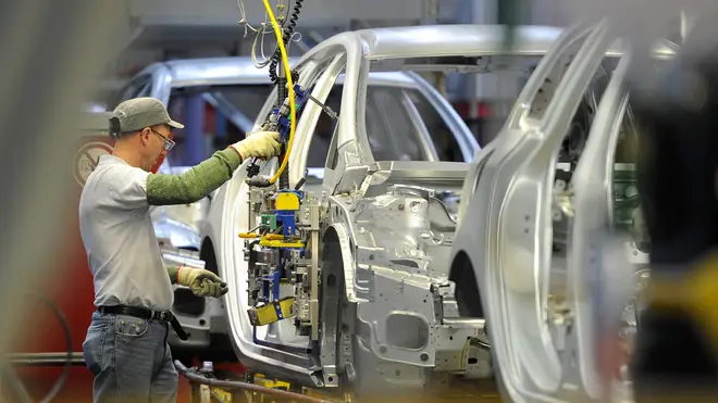 A car production line