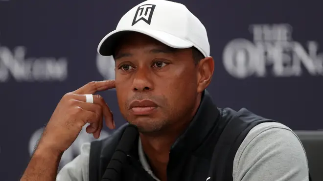 Tiger Woods has suffered leg injuries after a crash in LA this morning