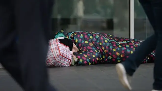 Most rough sleepers were believed to be male and over 26.