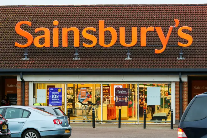 A view of Sainsbury's Supermarket in London