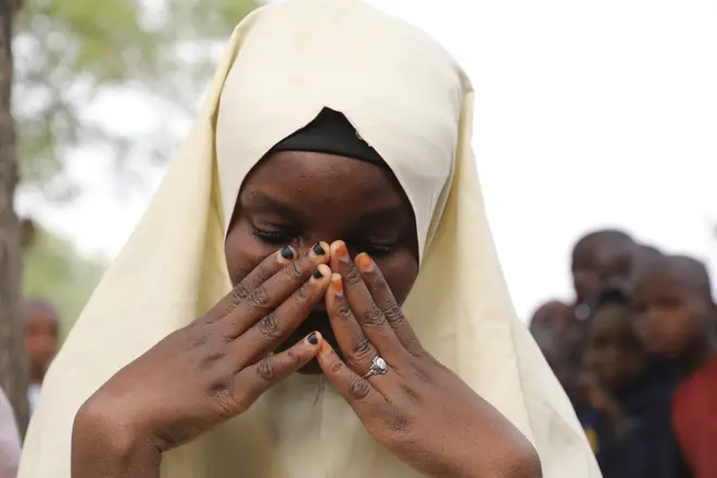 One of the students who was not kidnapped from the school in northern Nigeria on Friday