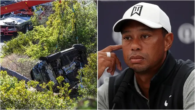 Tiger Woods crashed his car in LA