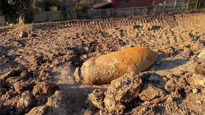An unexploded Second World War bomb has been detonated in Exeter