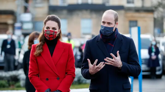 Kate and William said they want momentum behind the vaccine rollout to continue