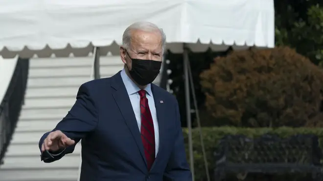Joe Biden said it was "an exciting day for Americans"