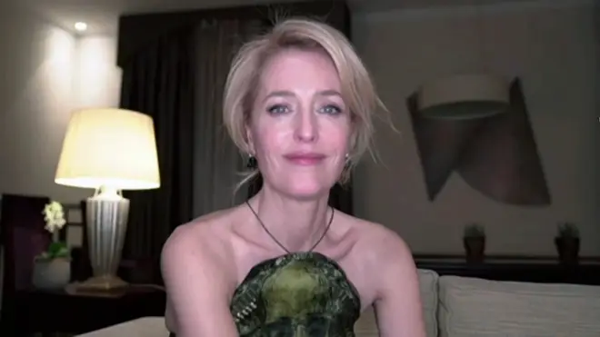 Gillian Anderson, winner of Best Performance by an Actress in a Supporting Role