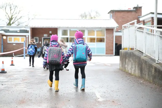 File photo: Pupils arriving at Manor Park School and Nursery in Knutsford