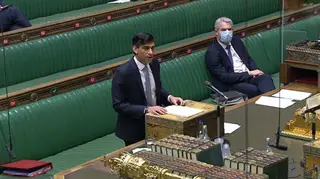 Rishi Sunak delivers his Budget in the House of Commons