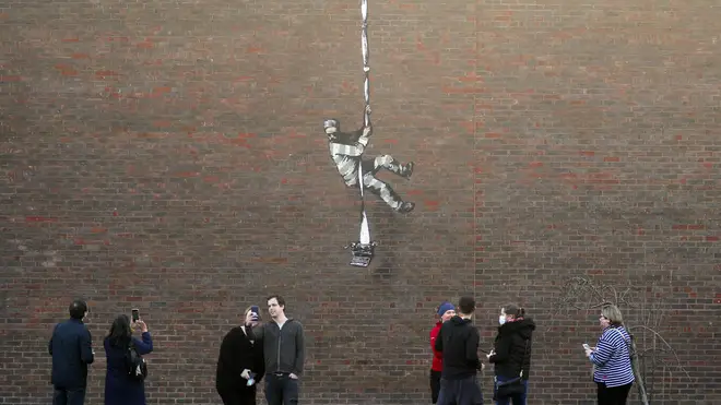Banksy officially confirmed the artwork was his on Thursday afternoon