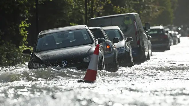 A National Trust map highlight how flooding could seriously impact UK towns and cities