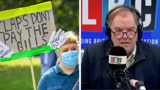 'Hang your head in shame': Callers bitter clash over NHS pay row