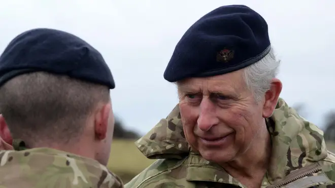 Gavin Hillier had been awarded a Long Service and Good Conduct medal by the Prince of Wales